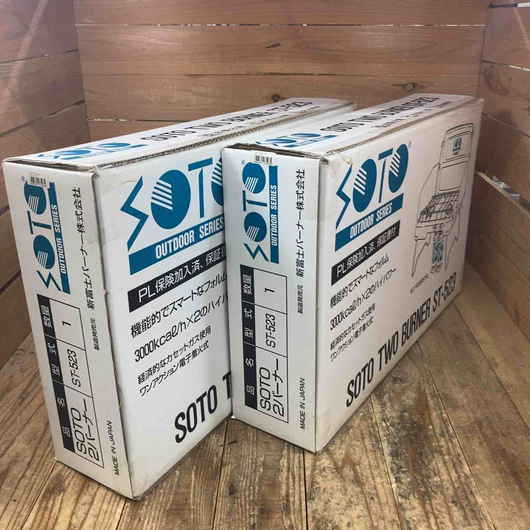 ◇SOTO ツーバーナー ST-523 バーベキューコンロ 計2点【所沢店】