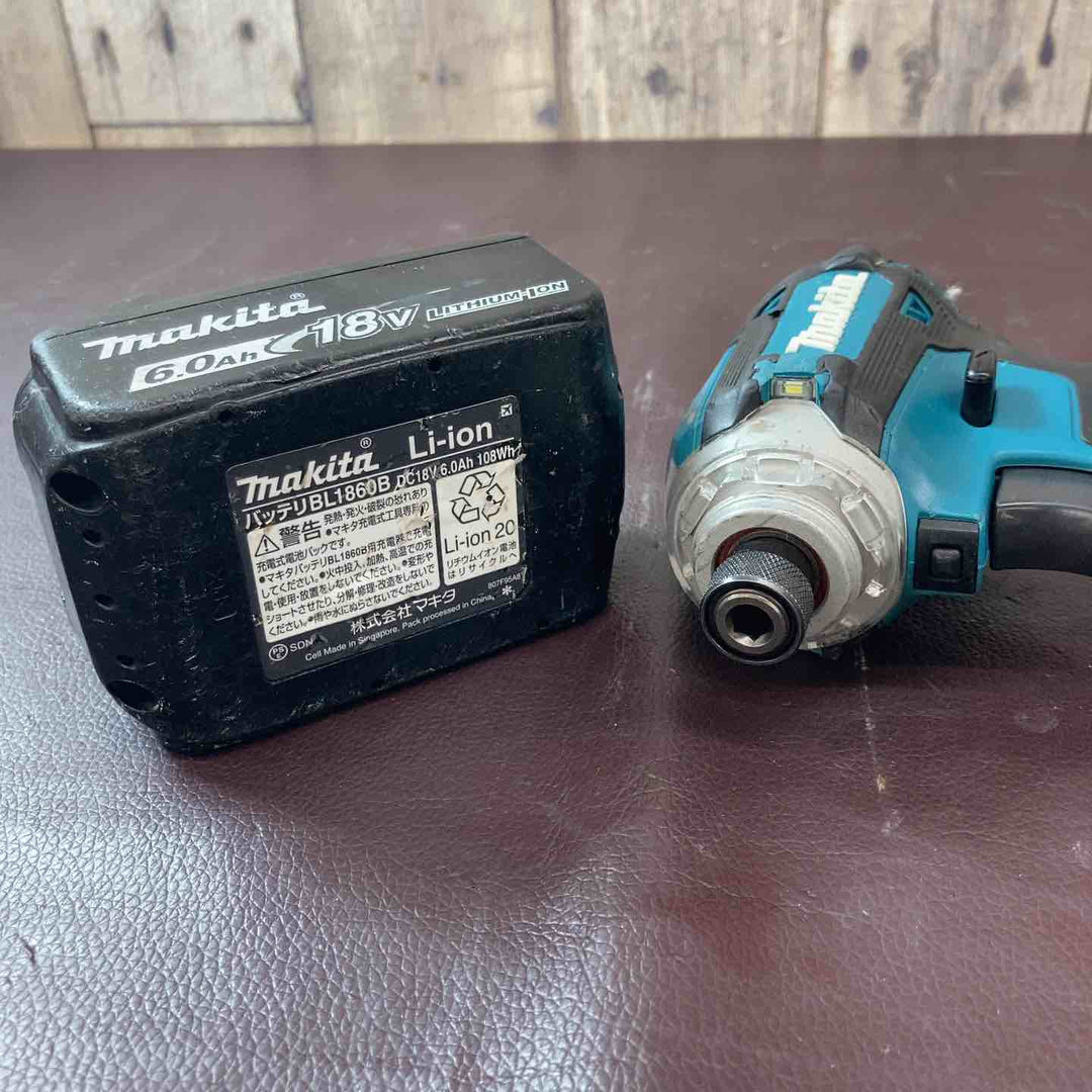 【中古品】マキタ(makita) コードレスインパクトドライバー TD171DZ 18V バッテリー付属【東大和店】
