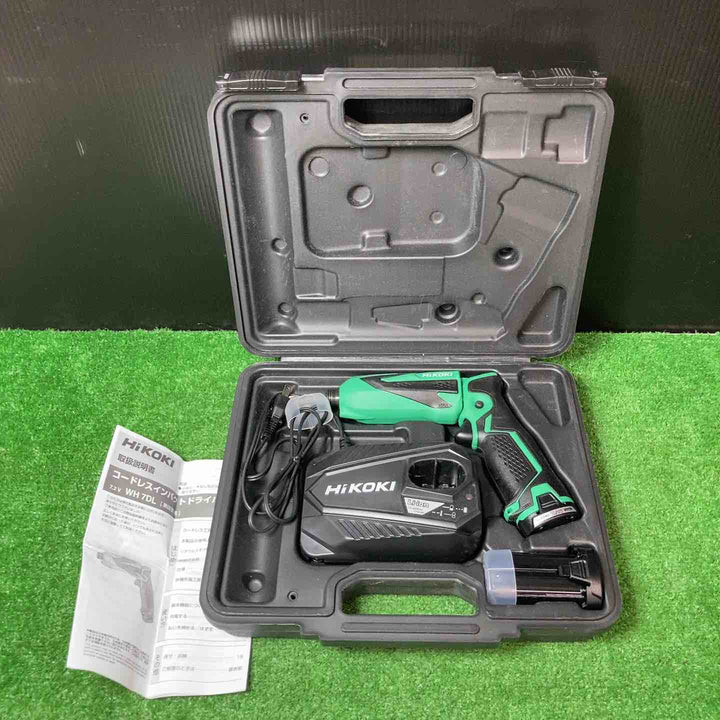 【美品】◇ハイコーキ(HIKOKI ※旧:日立工機) 7.2V コードレスペンインパクトドライバー WH7DL(2LCSK)【岩槻店】