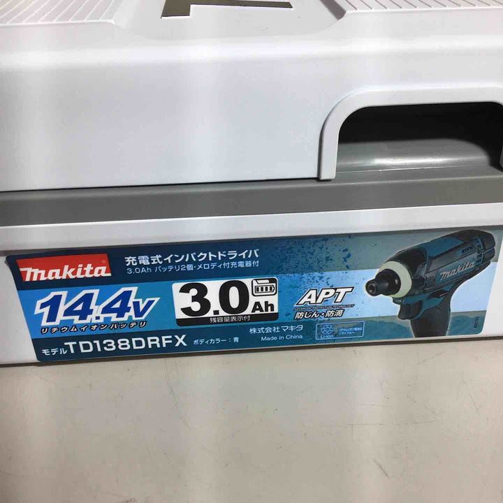 ★マキタ(makita) コードレスインパクトドライバー TD138DRFX【戸田店】