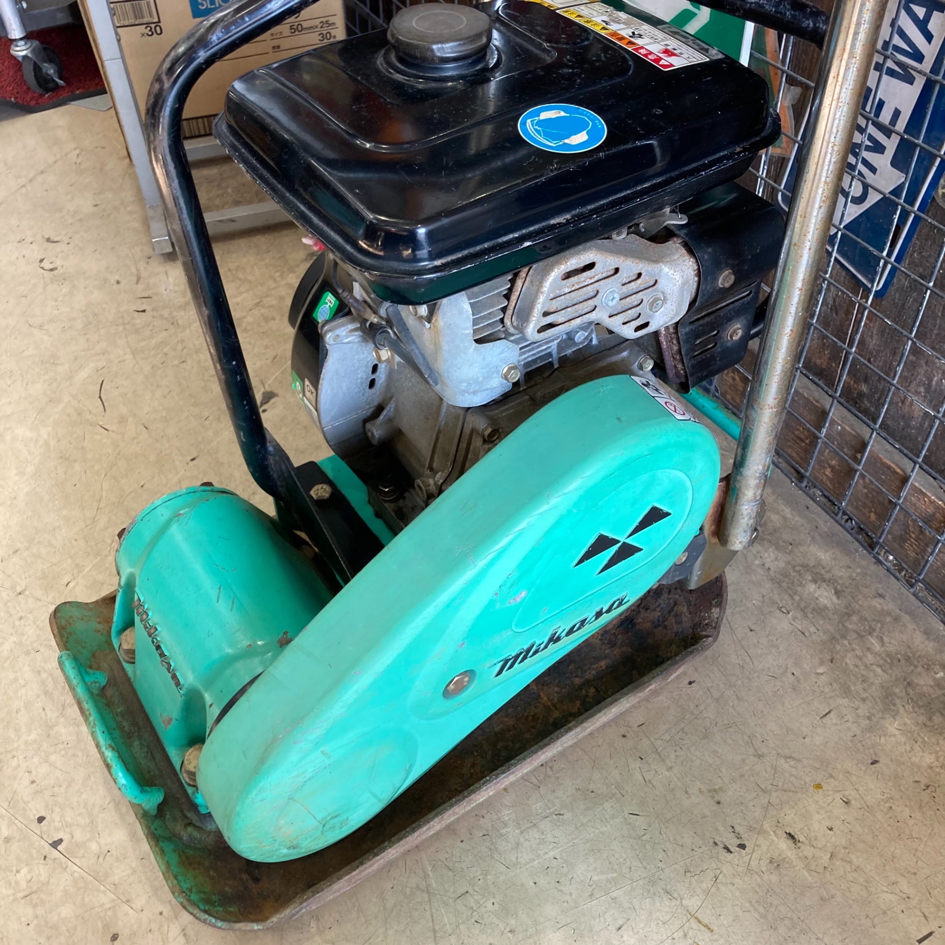 ミカサ　プレートランマ―　MVC-F60VL 中古No.13 新作入荷，限定セール ミカサ MIKASA プレートコンパクター プレート