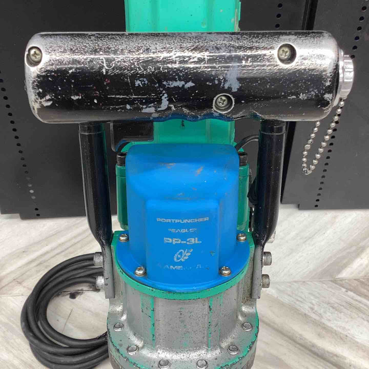 【店頭受取り限定】亀倉精機 ポートパンチャ PP-3L アングル チャンネル フラットバー 形鋼 穴開け制御盤 スイッチ 取り付け 配電 盤配線用穴 配管用穴【越谷店】