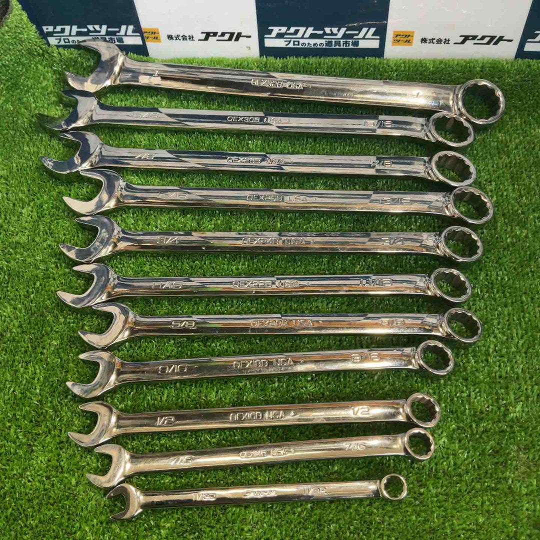 スナップオン(Snap-on) コンビネーションレンチ 11本 セット OEX12B ～ OEX32B【草加店】