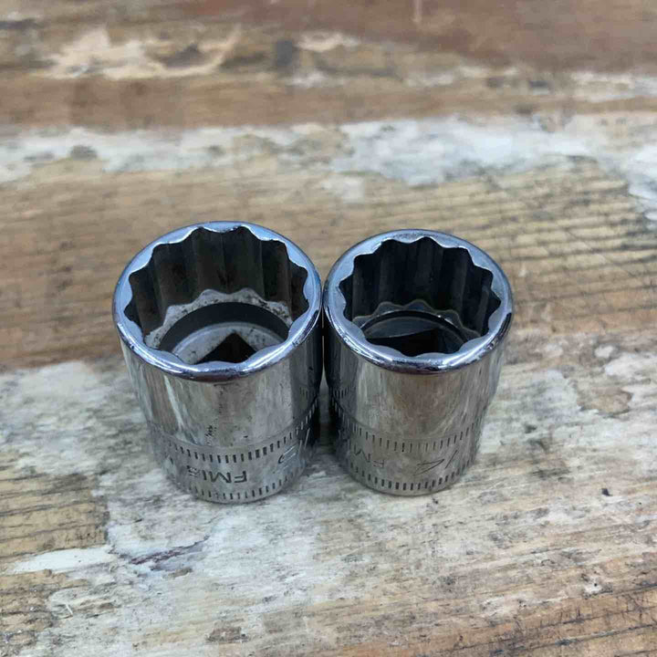 【中古品】▲スナップオン(Snap-on) ソケット  FM23, FM21, FM20, FM19, FM18, FM17, FM16, FM14 計8個【柏店】