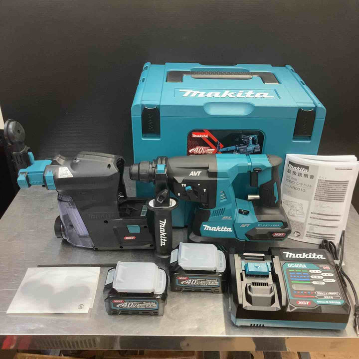 【未使用品(店頭展示品)】 マキタ(makita) 40V コードレスハンマドリル HR001GRDXV フルセット品 【東大和店】