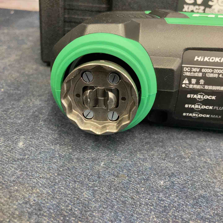 【未使用品】★ハイコーキ(HIKOKI ※旧:日立工機) コードレスマルチツール CV36DMA(XPZ) 36V バッテリー1個・充電器つき【八潮店】