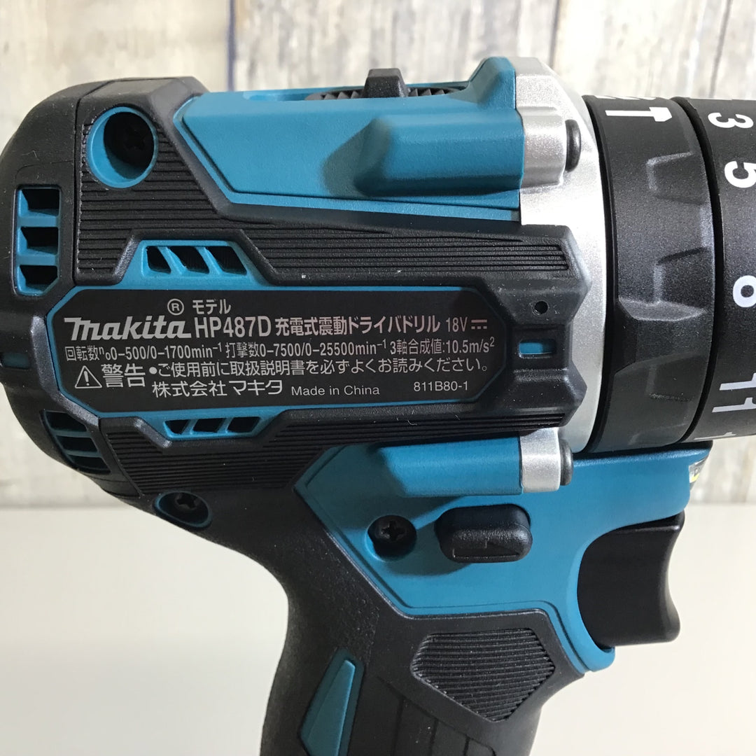 【未使用品】★即決価格 マキタ makita 18V コードレス振動ドリルドライバー HP487DRGX【戸田店】