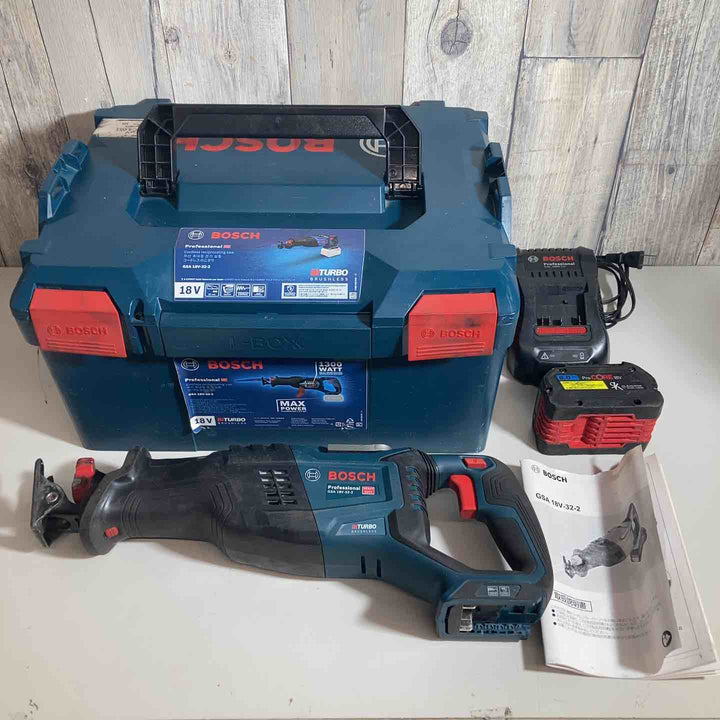 ▼BOSCH セーバーソー GSA18V-32-2 18V8.0Aバッテリー1つ＋充電器付属【戸田店】