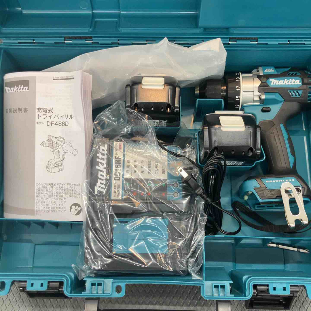 【未使用】マキタ(makita) コードレスドリルドライバー DF486DRGX【所沢店】