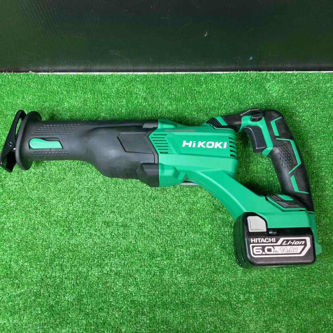 【美品】★ハイコーキ(HIKOKI ※旧:日立工機) コードレスセーバーソー CR14DBL(LYPK) バッテリー2個付き【岩槻店】