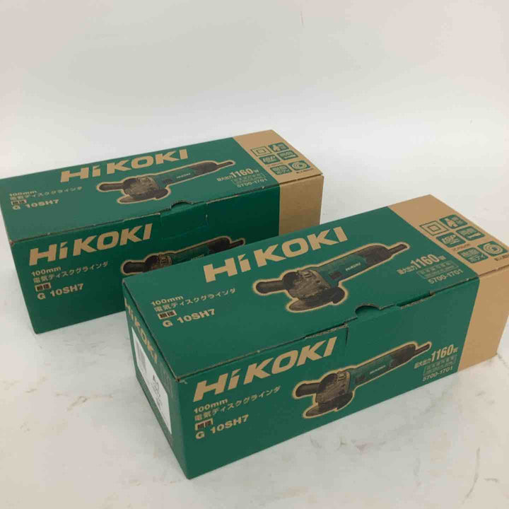◇HIKOKI 100mm ディスクグラインダー G10SH7 2点セット【狭山】