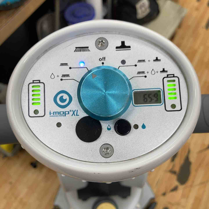 【中古品 / 店頭受取り限定】くうかん/i-team 床用コードレスポリッシャー i-mop XL Basic バッテリー2セット 替えブラシ多数付属【柏店】