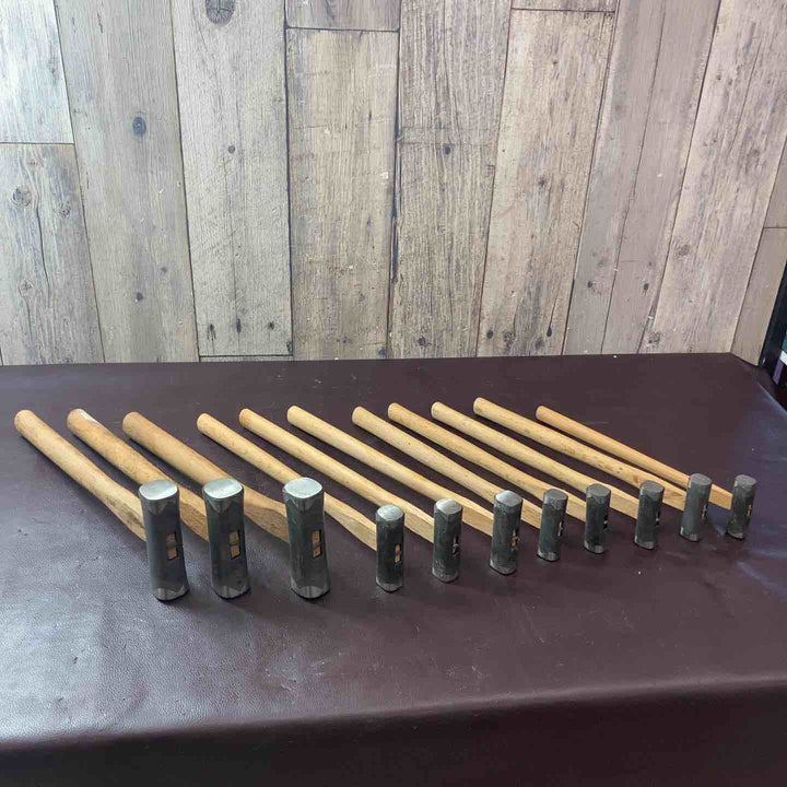 【未使用(店頭展示品)】 銘不明 玄翁 11本まとめ 菱貫？ 【東大和店】