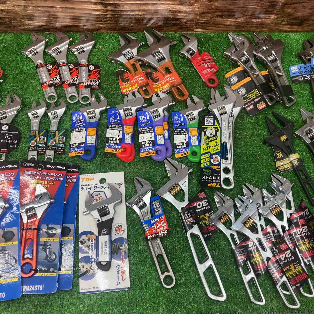 【未使用】モンキーレンチ80個まとめ売り 格安☆ ロブスター スーパーツール TOP 様々 24mm 30mm 36mm等 軽量 薄型 ショート 様々【川越店】