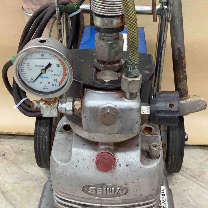 【店頭受取り限定】SEIWA セイワ 精和産業 エアレス塗装機 SP-60new 霧状噴射 厚塗り可能  スピーディー 直接加圧 外壁塗装 広範囲 超高圧 時間短縮【越谷店】