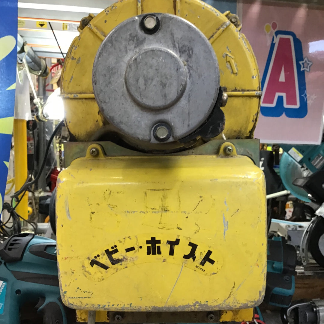 【店頭受取り限定】〇トーヨーコーケン(TKK) 電動ウインチ(ワイヤー) ベビーホイスト BH-820【草加店】