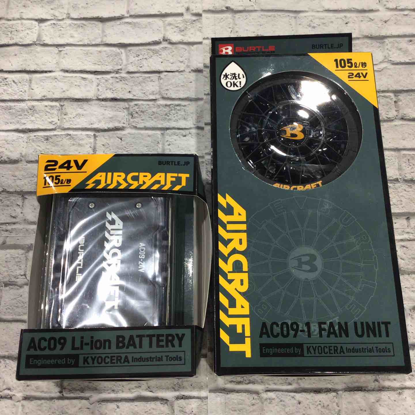バートル(BURTLE) AIRCRAFT AC09 24V / AIRCRAFT AC09-1【川口店