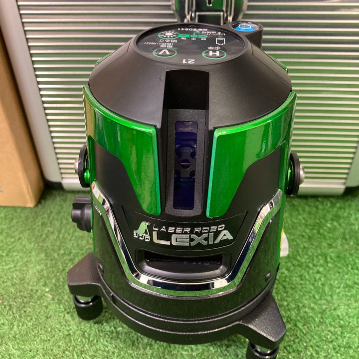 〇シンワ測定 グリーンレーザー墨出し器 LEXIA21 レーザーロボ 70841【町田店】