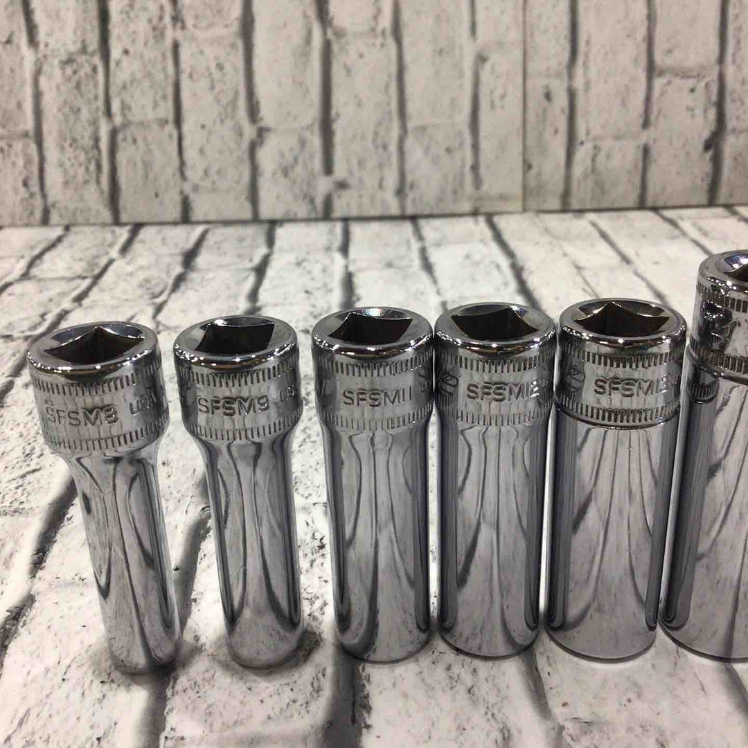 【スナップオン/Snap-on】 ディープソケット SFSM8～16mm 8点セット【越谷店】