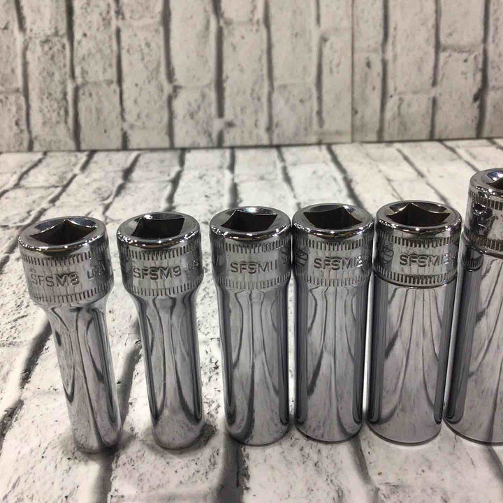 【スナップオン/Snap-on】 ディープソケット SFSM8～16mm 8点セット【越谷店】