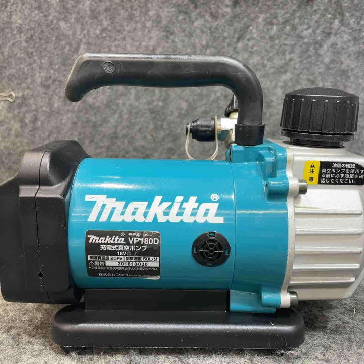 マキタ(makita) コードレス真空ポンプ VP180DZ(付属品多数、6.0Ahバッテリー付き)【桶川店】