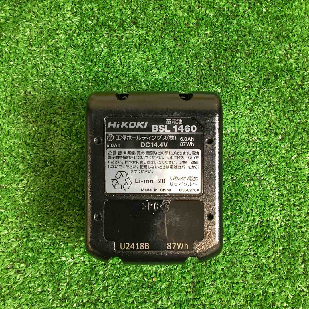 ★ハイコーキ(HIKOKI ※旧:日立工機) リチウムイオンバッテリー 14.4V/6.0Ah BSL1460【越谷店】