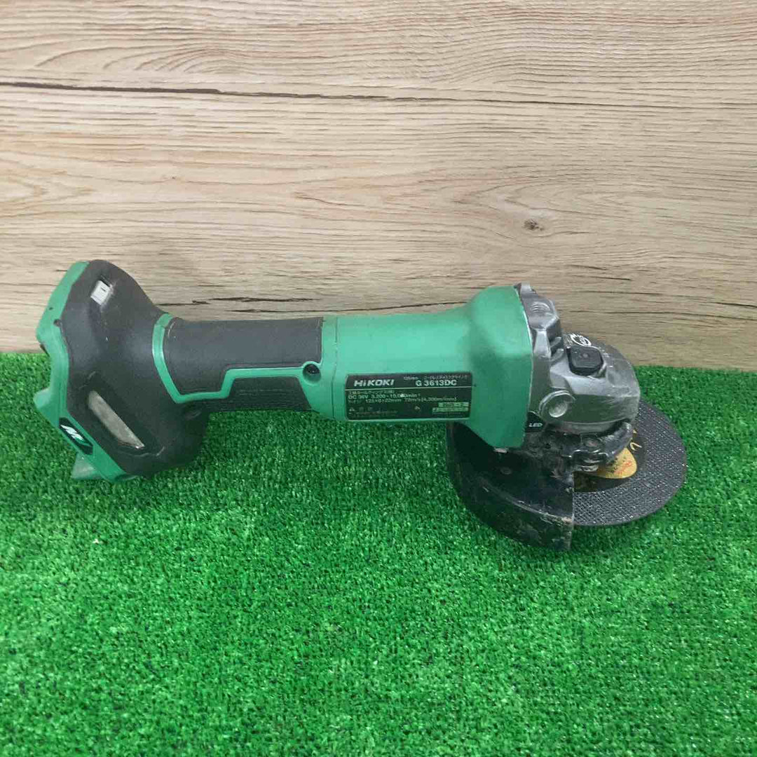 ★ハイコーキ(HIKOKI ※旧:日立工機) 125mmコードレスディスクグラインダ G3613DC(NN)【町田店】