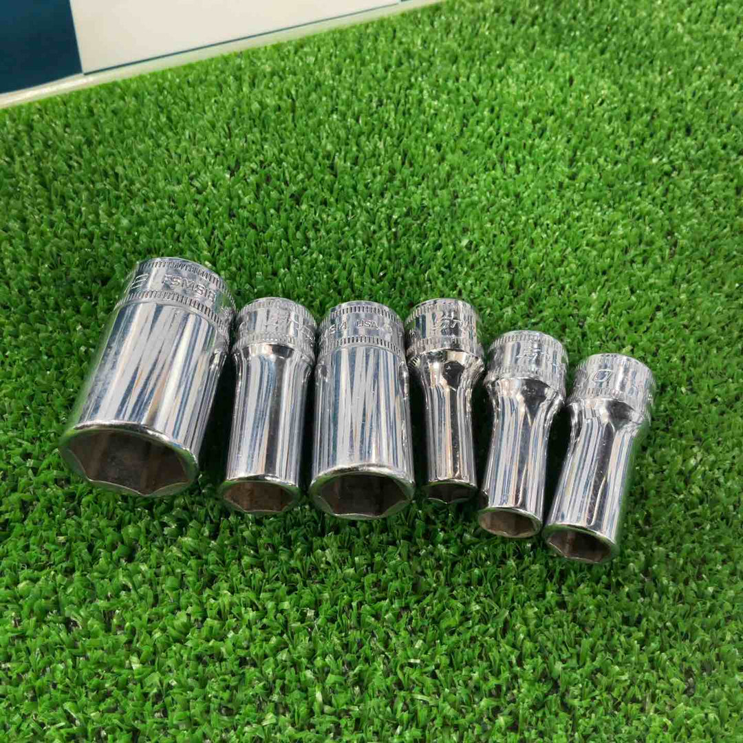 スナップオン(Snap-on) 3/8セミディープソケット FSMSシリーズ 12個セット サイズ詳細に記載有り【草加店】
