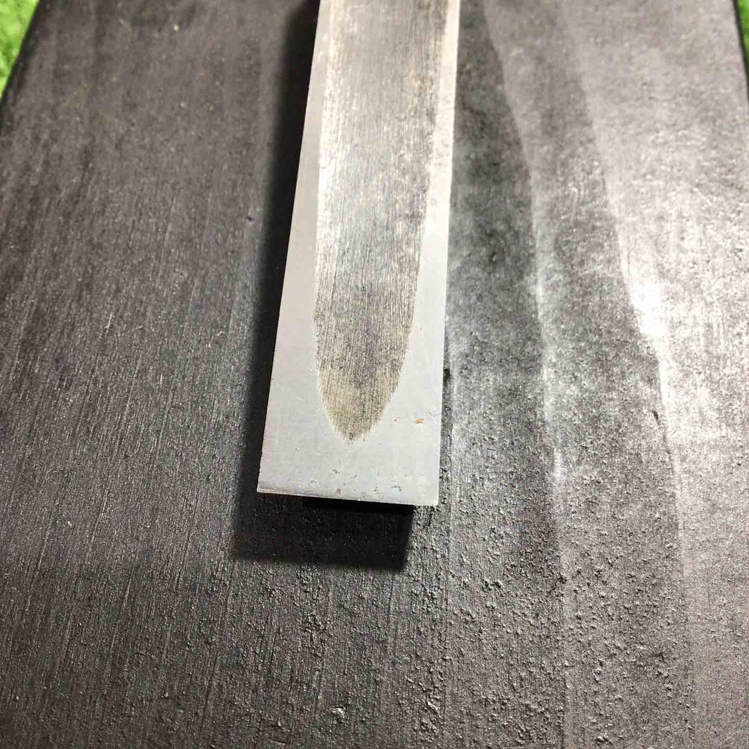 清忠 叩き鑿 全長約275mm 先端幅約15mm 柄の根元に割れあり 【川口店】