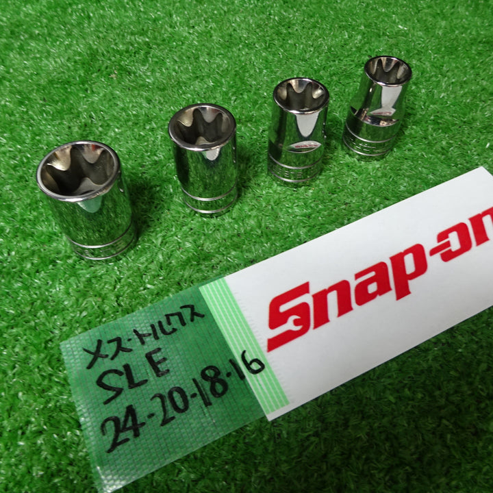 スナップオン/Snap-on トルクスソケットセット TLE 6個、FLE 4個、SLE 4個 計14個セット【岩槻店】