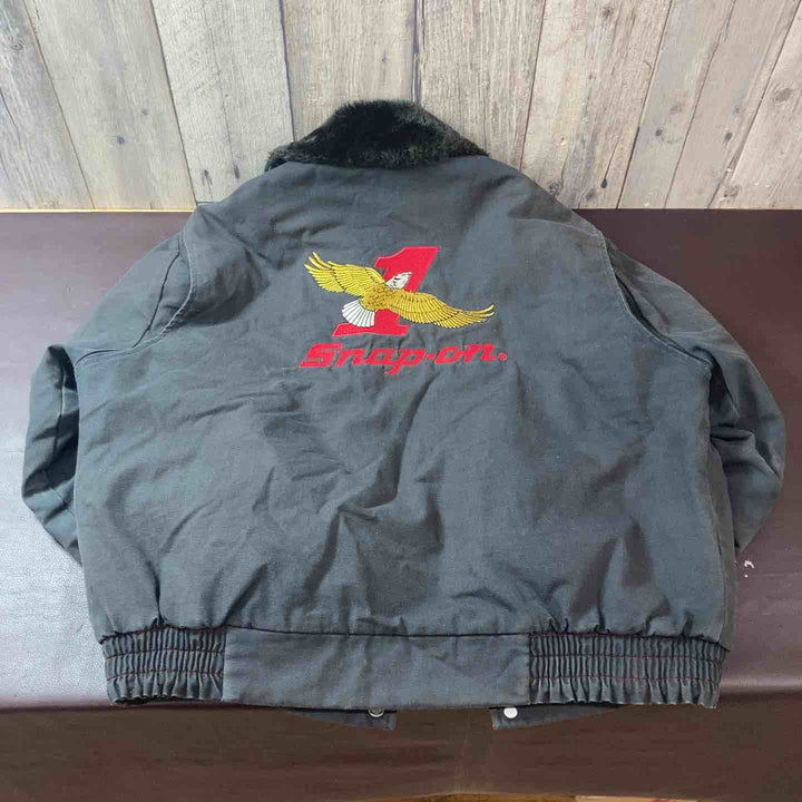 【中古品】 スナップオン(Snap-on) ワークジャケット LorLL 帽子 襟ボア ビンテージ MADE IN U.S.A 【東大和店】
