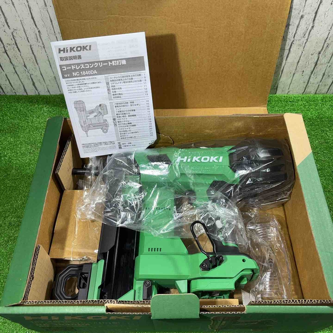 ★ハイコーキ(HIKOKI) コードレスコンクリート釘打機 NC1840DA(NN)(本体のみ)【川口店】