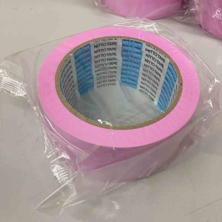 ▼日東電工(Nitto)床養生テープ さくら色 No.397 30巻 1箱 50mm×25ｍ 長期保管品⑤【戸田店】