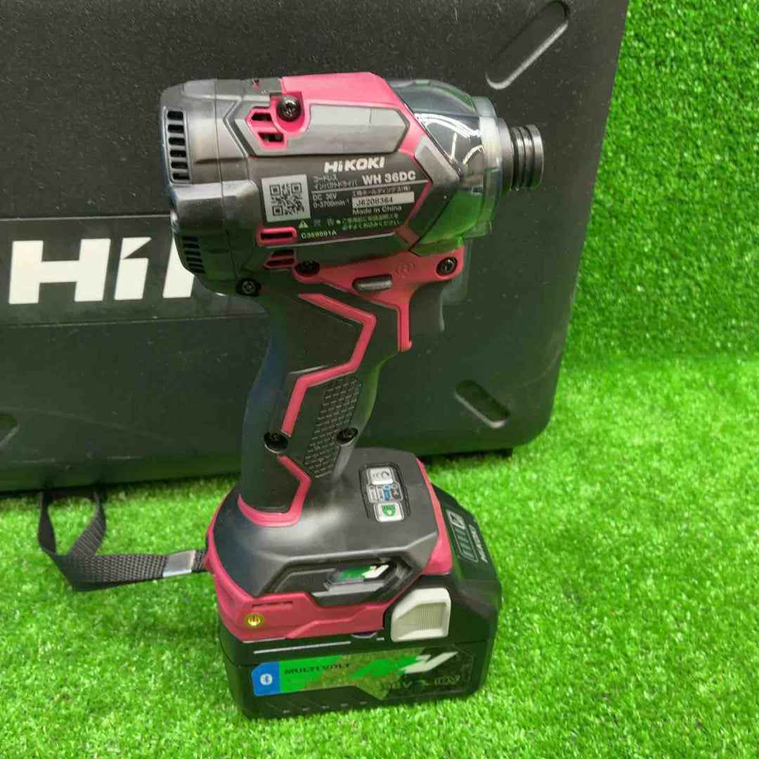 ハイコーキ(HIKOKI ※旧:日立工機) コードレスインパクトドライバ WH36DC(2XPS)(R) Bluetooth対応電池【藤沢店】