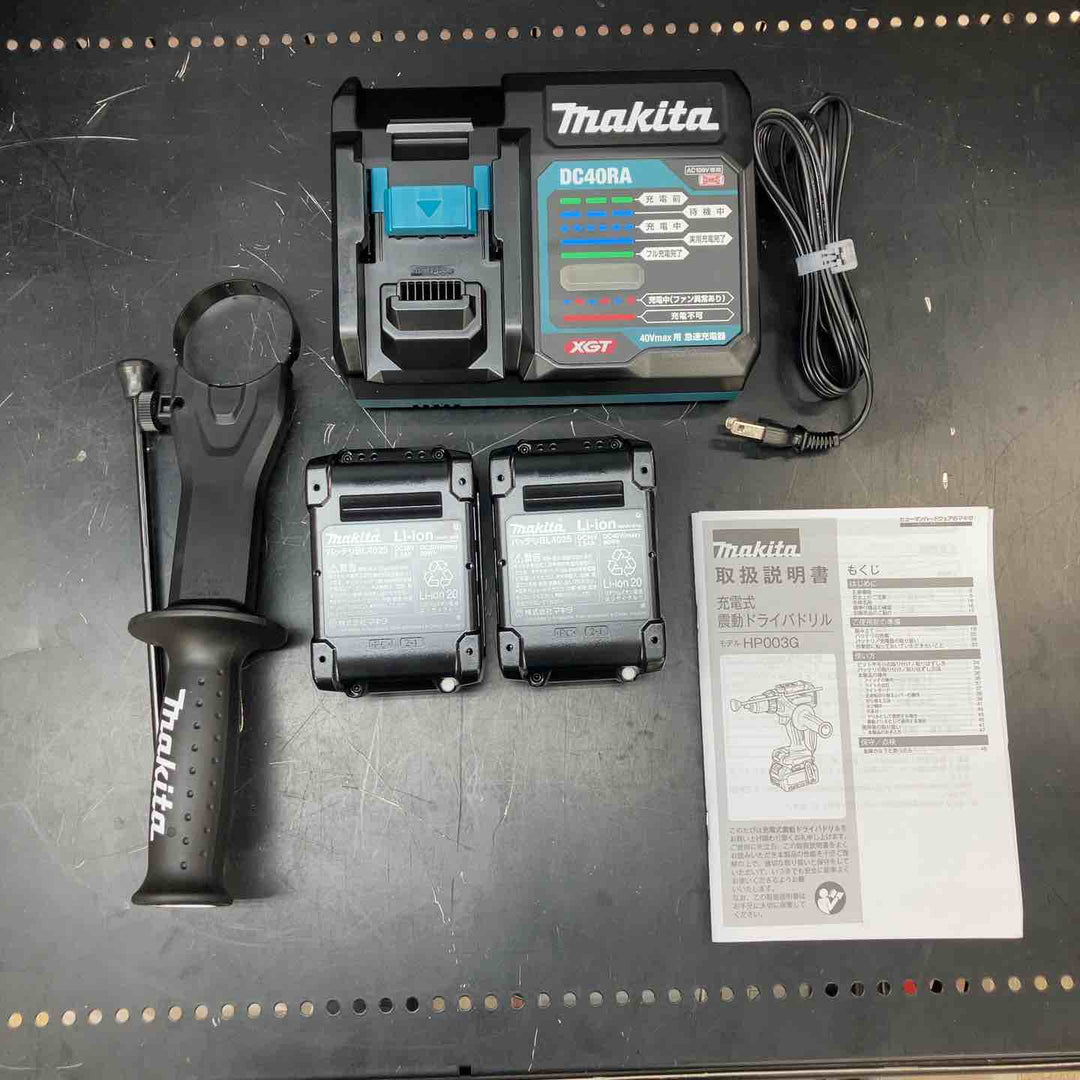 【未使用品】マキタ(makita) コードレス振動ドリルドライバー HP003GRDX  フルセット品【川越店】
