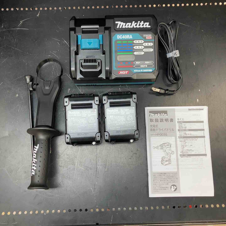 【未使用品】マキタ(makita) コードレス振動ドリルドライバー HP003GRDX  フルセット品【川越店】