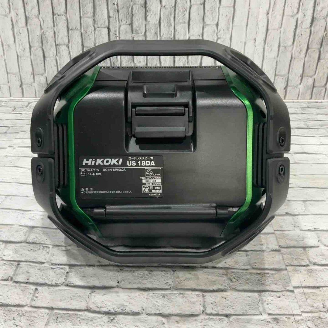 ◇ハイコーキ(HIKOKI ※旧:日立工機) コードレススピーカ 本体のみ  US18DA(NN)【川口店】
