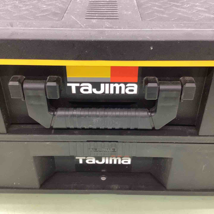 タジマ(Tajima) セフ引出しボックス2段セット TB-HBOX2タジマ セフシステム  パーツケース Sサイズ9 個  フリートレイ 引出し型ボックス  最大積載量20kg 【越谷店】
