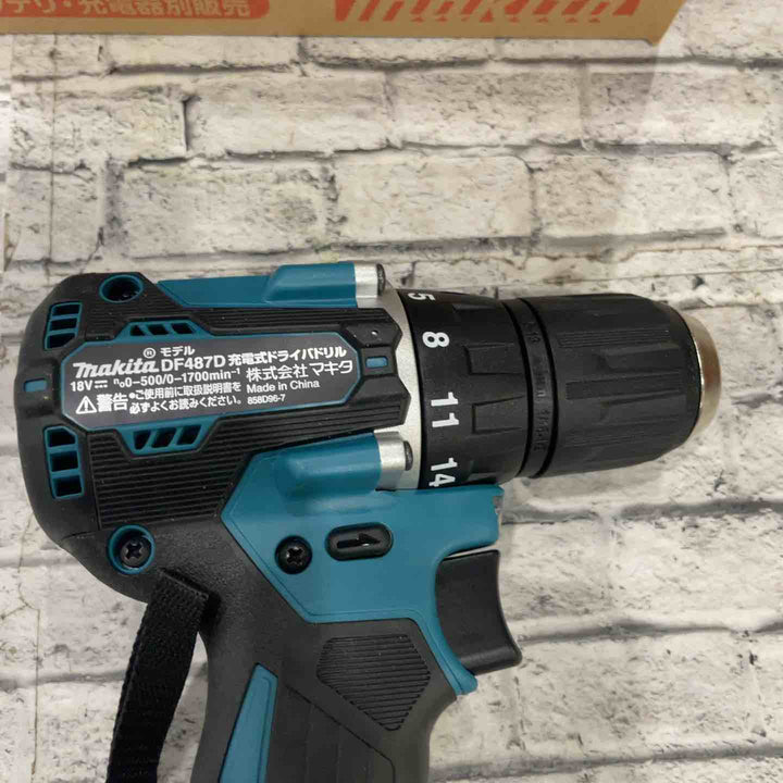 ★マキタ(makita) コードレスドリルドライバー DF487DZ【川口店】