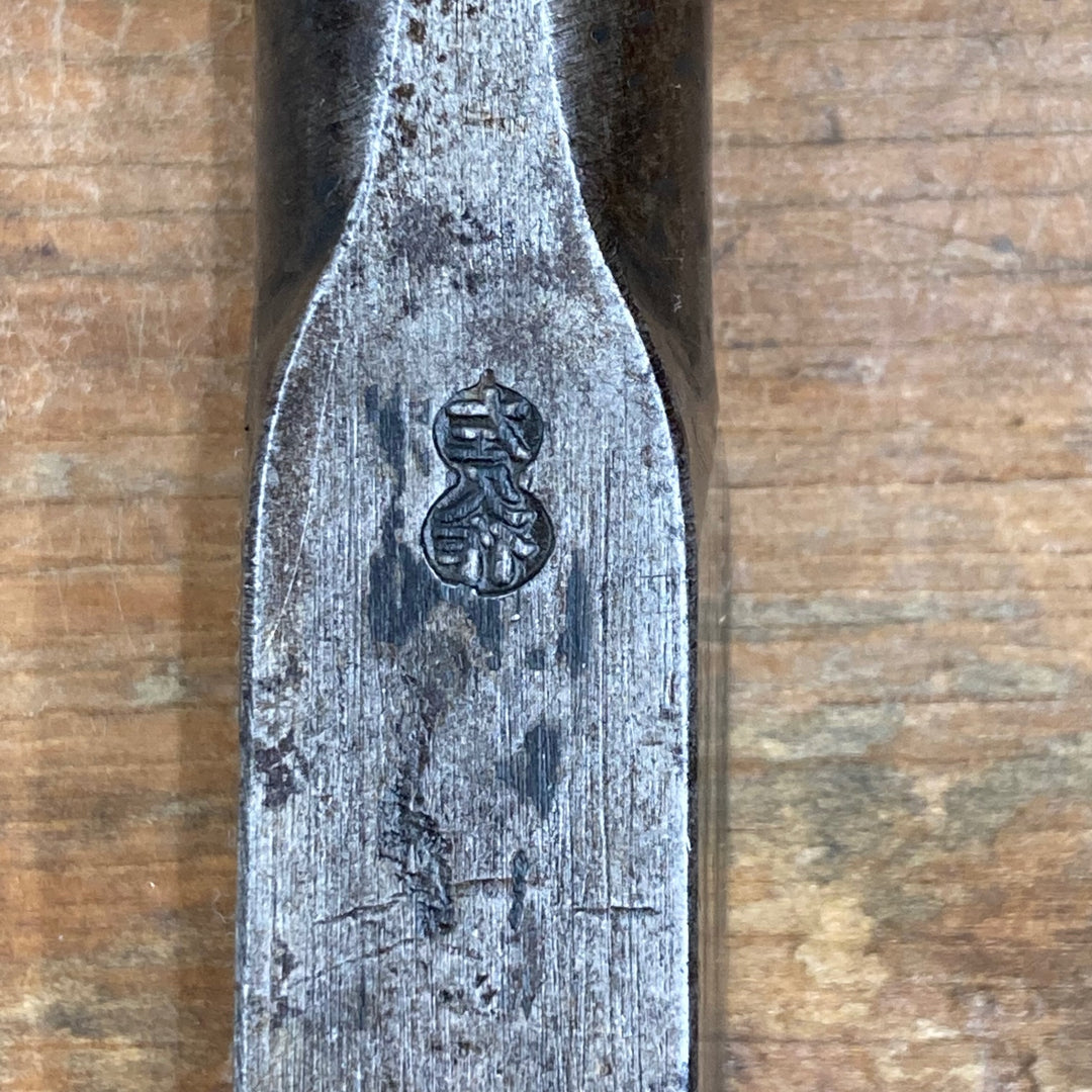左久作 山入鋼 鑿 柄無し 刃幅：約17.07mm【柏店】