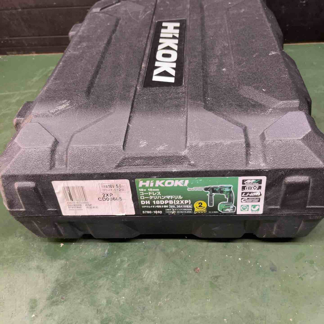 訳アリ、現状品★ハイコーキ(HIKOKI ※旧:日立工機) コードレスハンマドリル DH18DPB(NNK)【戸田店】