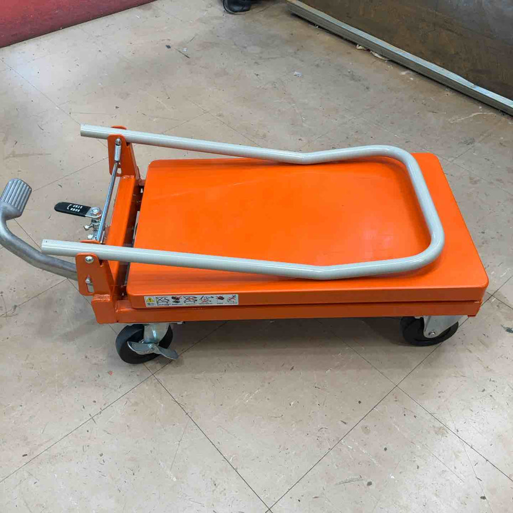 店頭受取り限定】TRUSCO(トラスコ) ハンドリフタｰ 120kg 折りたたみ式 