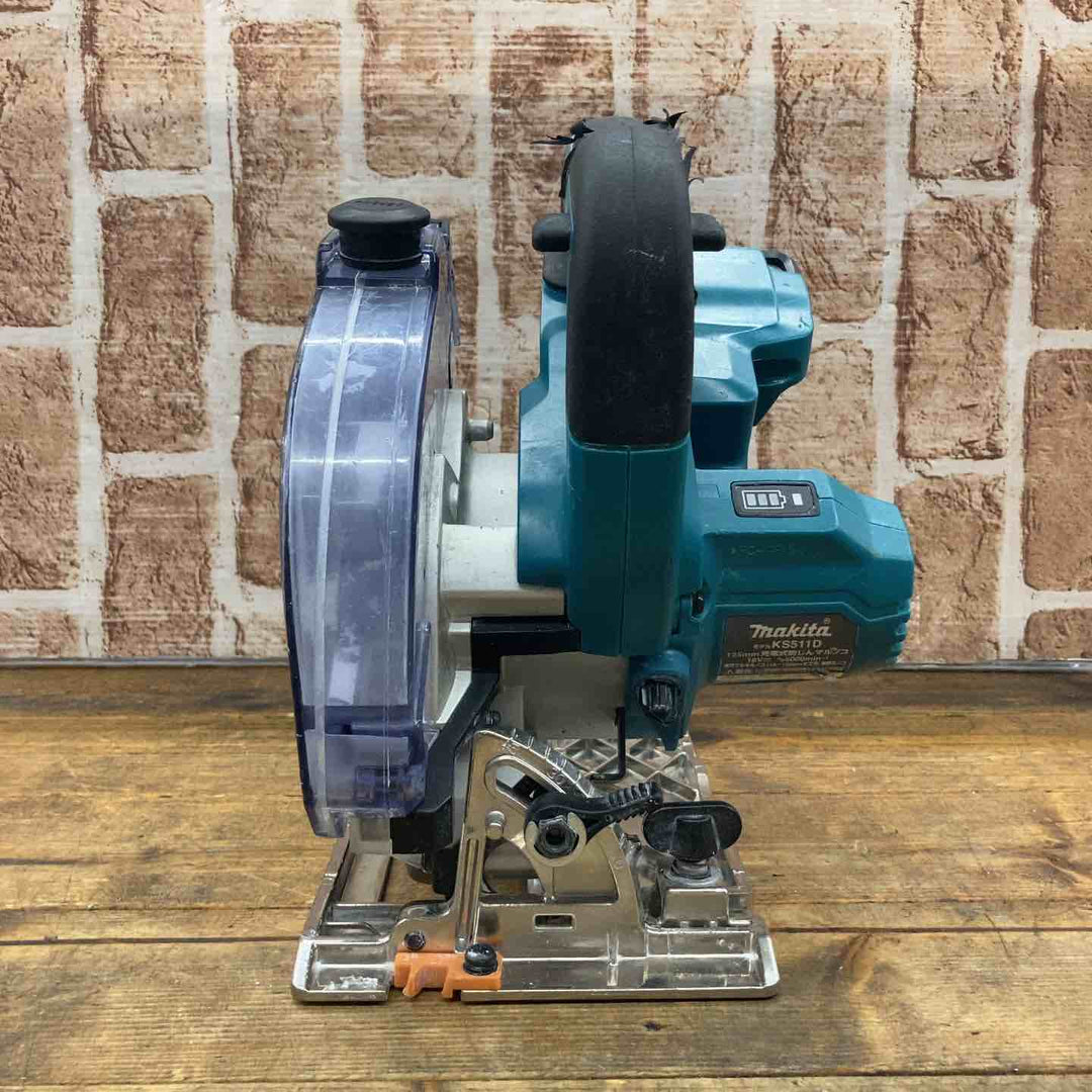 【中古】★マキタ(makita) コードレス防じん丸のこ KS511DZ