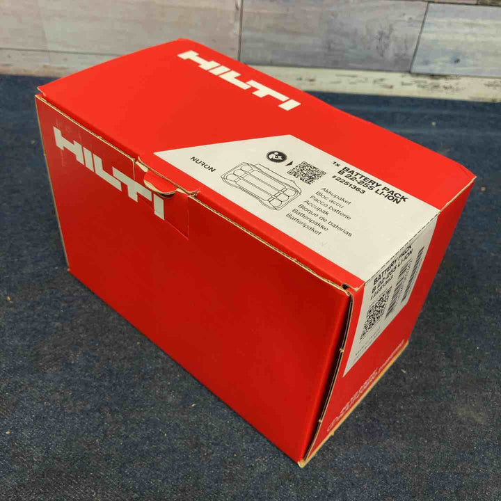 HILTI ヒルティー 22V リチウムイオンバッテリー B22-255 容量：12Ah【八潮店】