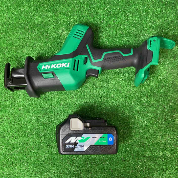 【美品】☆ハイコーキ(HIKOKI ※旧:日立工機) コードレスセーバーソー CR18DA(NN) マルチボルトバッテリー付【岩槻店】
