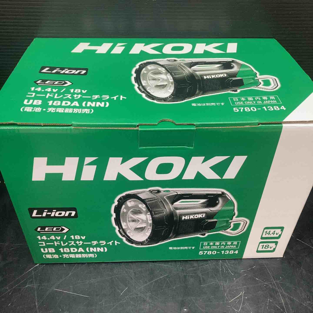 ◇ハイコーキ(HIKOKI ※旧:日立工機) コードレスサーチライト UB18DA(NN)【川越店】