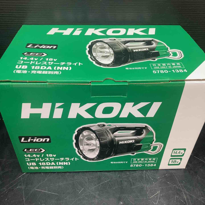 ◇ハイコーキ(HIKOKI ※旧:日立工機) コードレスサーチライト UB18DA(NN)【川越店】