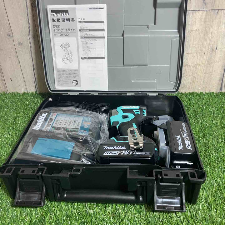 ★マキタ(makita) 18Vコードレスインパクトドライバ TD173DGXTB ターコイズブルー【戸田店】