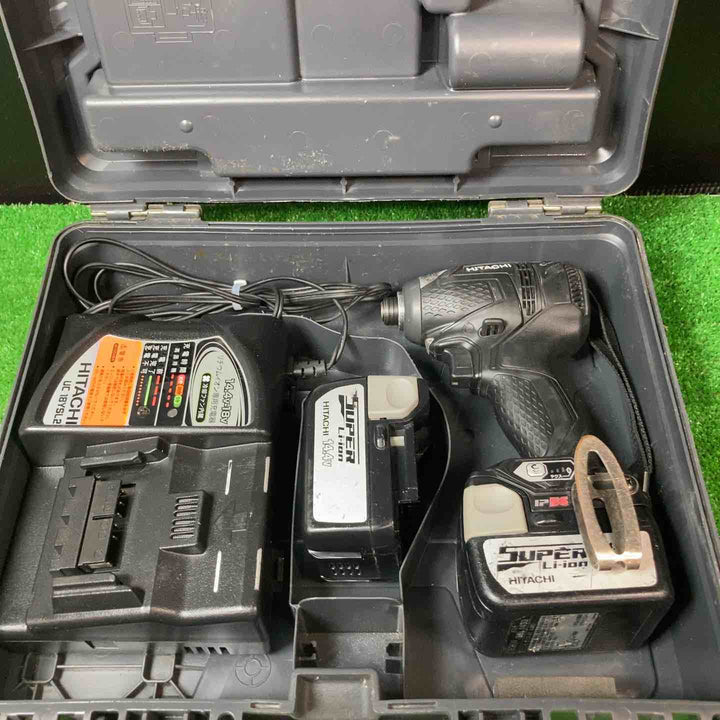 ★ハイコーキ(HIKOKI ※旧:日立工機) コードレスインパクトドライバー WH14DDL(2LSCK)(B)バッテリー２個付き【岩槻店】