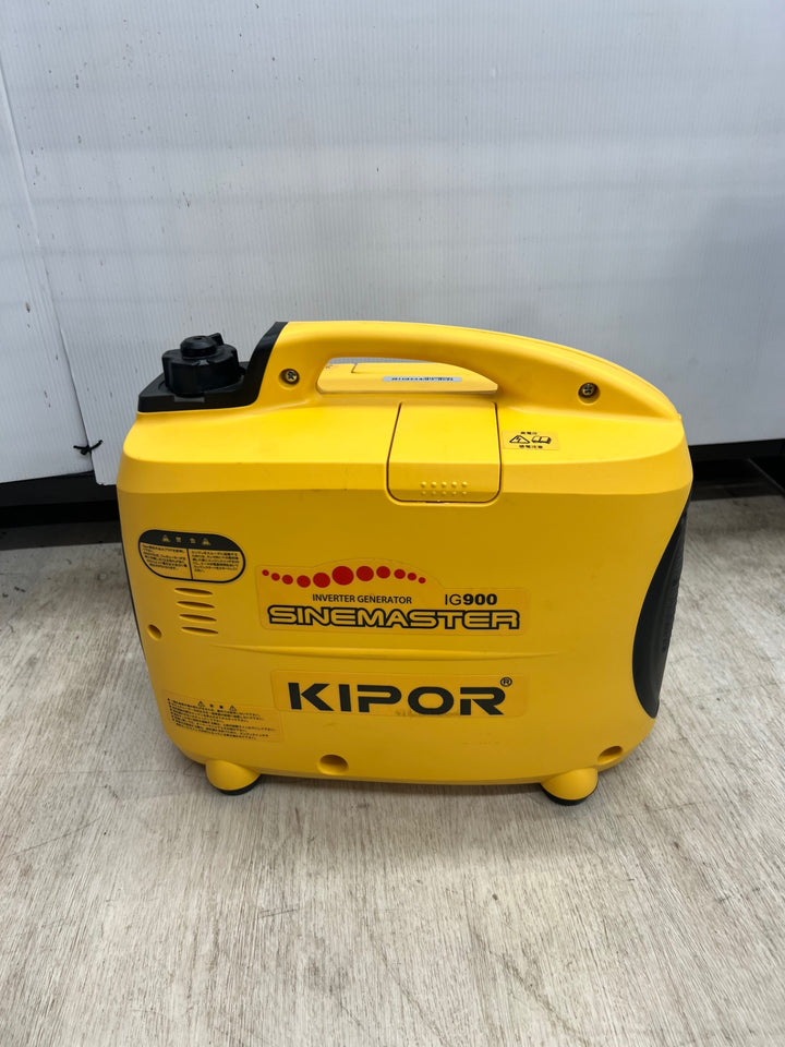 【未使用品】パワーテック/KIPOR インバータ発電機 IG900 定格出力:900ＶA 燃料容量:2.6L 【川越店】